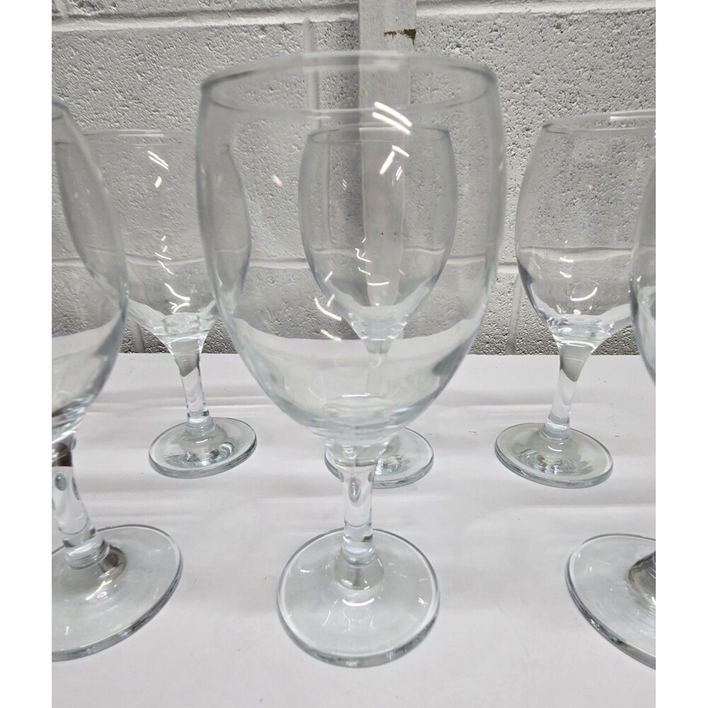 Gibson Clear Stemmed Red Wine Glasses New in Open Box